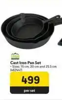 Makro Camp master - cast iron pan set offer