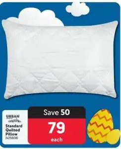 Makro Standard quilted pillow offer