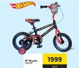 Hot wheels 16 bicycle offer at Makro