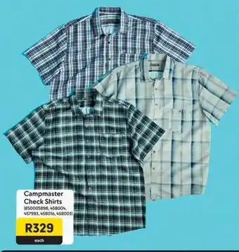 Makro Camp master - check shirts offer