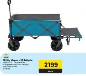 Camp master - utility wagon with tailgate