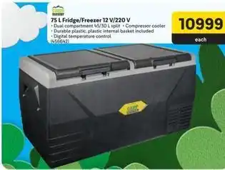Makro Camp master - 75 l fridge/freezer 12 v/220v offer