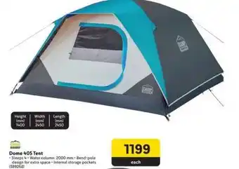 Makro Camp master - dome 405 tent offer