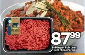 Pick n Pay PnP Hyper Bulk Lean Beef Mince Per kg offer