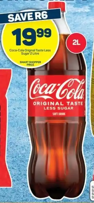 Pick n Pay Coca-Cola Original Taste Less Sugar 2 Litre offer