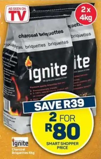 Pick n Pay Charcoal Briquettes 4kg offer