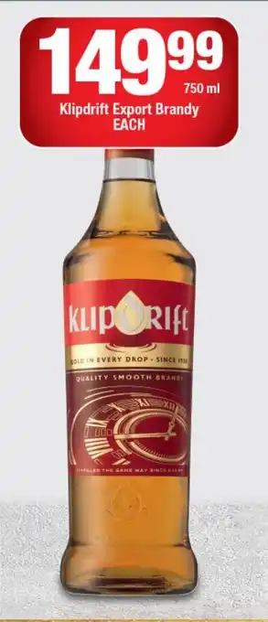 Klipdrift Export Brandy