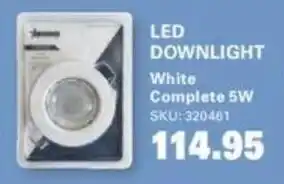 Cashbuild LED DOWNLIGHT White Complete 5W offer