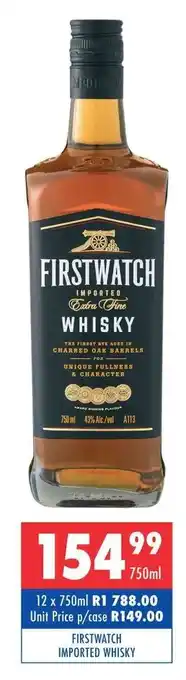 FIRSTWATCH IMPORTED WHISKY