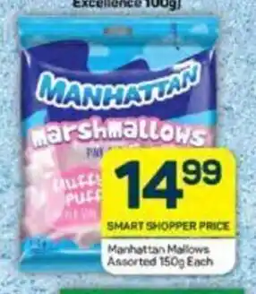 Pick n Pay Manhattan Mallows Assorted 150g Each offer