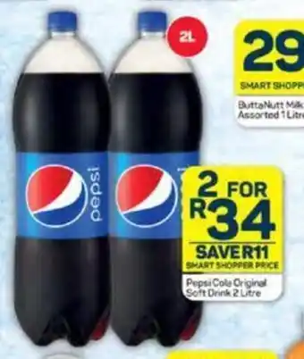 Pick n Pay Pepsi Cola Original Soft Drink 2 Litre offer