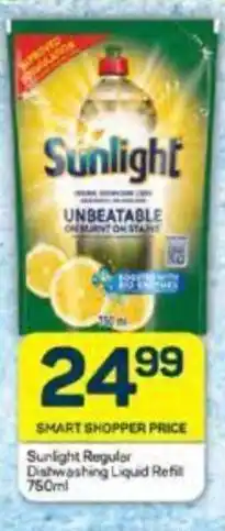 Pick n Pay Sunlight Regular Dishwashing Liquid Refill 750ml offer