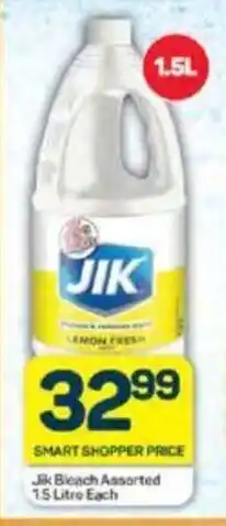Pick n Pay Jik Bleach Assorted 1.5 Litre Each offer