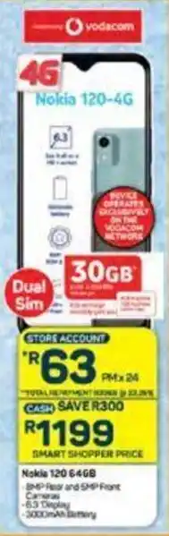 Pick n Pay Nokia 120 64GB offer