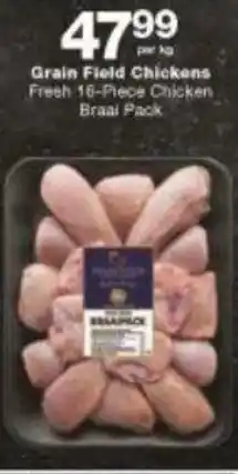 Checkers Grain Field Chickens 16-Piece Chicken offer