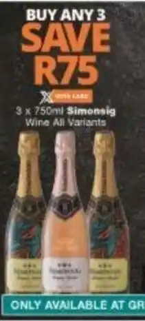 Simonsig 3 x 750ml