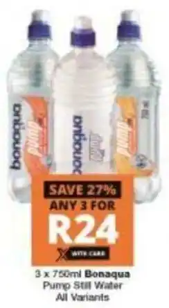 Checkers Bonaqua Pump offer