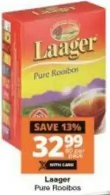 Checkers Laager Pure Rooibos offer