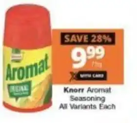 Checkers Knorr Aromat Seasoning 75g offer