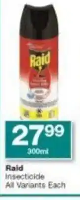Checkers Raid Insecticide 300ml offer