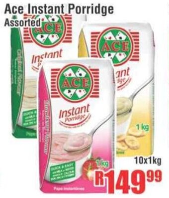 Devland Cash And Carry Ace Instant Porridge Assorted 10x1kg offer