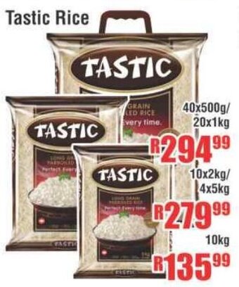 Devland Cash And Carry Tastic Rice 40x500g /20x1kg offer