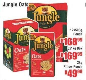 Jungle Oats 12x500g Pouch