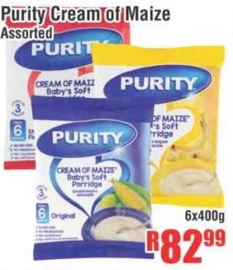 Devland Cash And Carry Purity Cream of Maize Assorted 6x400g offer