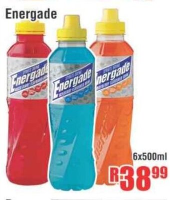 Devland Cash And Carry Energade 6x500ml offer