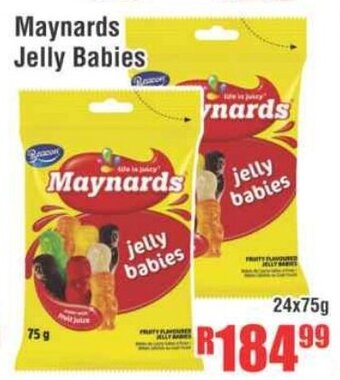 Devland Cash And Carry Maynards Jelly Babies 24x75g offer