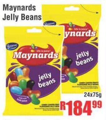 Devland Cash And Carry Maynards Jelly Beans 24x75g offer