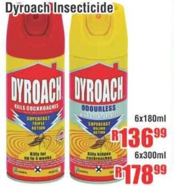 Devland Cash And Carry Dyroach Insecticide 6x180ml offer