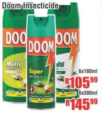 Devland Cash And Carry Doom Insecticide 6x180ml offer