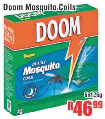 Doom Mosquito Coils 5x125g