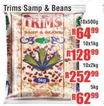 Trims Samp & Beans 10x500g