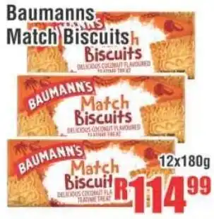 Baumanns Marie Biscuits 12x180g