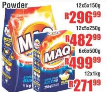 Maq Washing Powder 12x5x150g