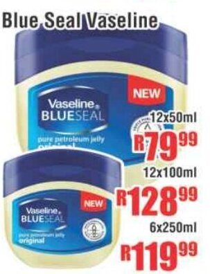 Devland Cash And Carry Blue Seal Vaseline 12x50ml offer