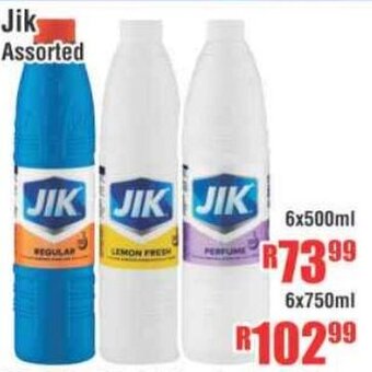 Devland Cash And Carry Jik Assorted 6x500ml offer
