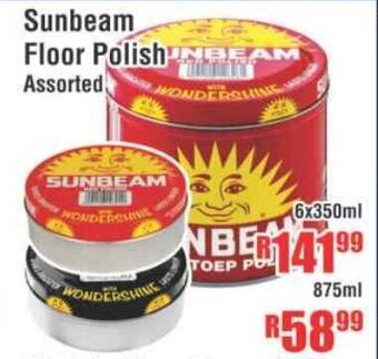 Devland Cash And Carry Sunbeam Floor Polish Assorted 6x350ml offer