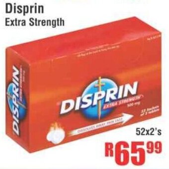 Devland Cash And Carry Disprin Extra Strength 52x2's offer
