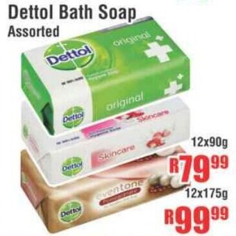 Devland Cash And Carry Dettol Bath Soap Assorted 12x90g offer