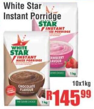Devland Cash And Carry White Star Instant Porridge 10x1kg offer