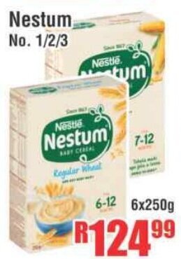Devland Cash And Carry Nestum No. 1/2/3 6x250g offer