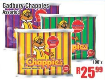 Cadbury Chappies Assorted 100's