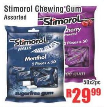 Devland Cash And Carry Stimorol Chewing Gum Assorted 50x2pc offer