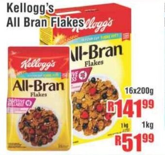 Devland Cash And Carry Kellogg's All Bran Flakes 16x200g offer