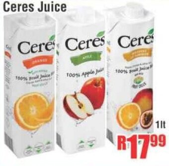 Ceres Juice 1lt