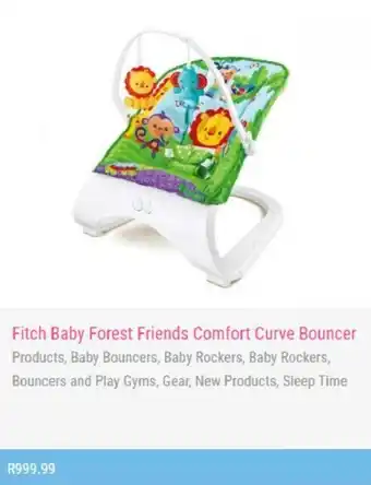 Fitch Baby Forest Friends Comfort Curve Bouncer