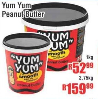 Yum Yum Peanut Butter 1kg